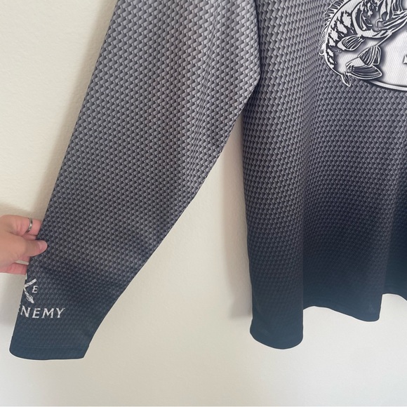 Bass Pro Shops Lightweight Quarter Zip Fishing Outdoors Popover Longsleeve - Picture 3 of 7